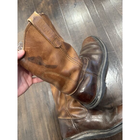 Red Wing Boot Men 7D Supersole Pecos Soft Toe Pull On Leather Made In USA‎ 1105